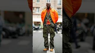 Street style at Paris Fashion Week Men’s Spring 2025 #fashion #trends #fashionweek #moda #style