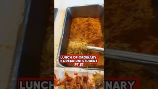 Lunch of Ordinary Korean University Student pt.87 #food #foodie #mukbang #lunch #shorts