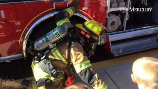 VIDEO: Firefighters from Ringing Hill Fire Co. brought  trucks and safety lessons to Ringing Rocks E