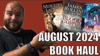 Cyberpunk, Vampires, Sword and Sorcery & More! - August 2024 Book Haul