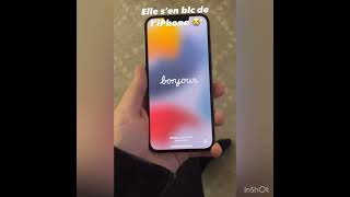 Elsa ne veut pas de l’iPhone que michou lui a offert🤣🥴