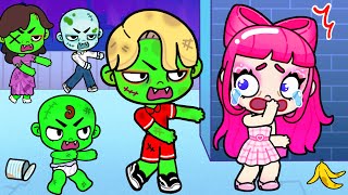 THE ZOMBIE APOCALYPSE IN AVATAR WORLD | Toca Boca