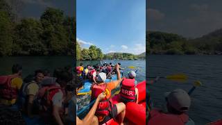 River activity in dandeli #boat #riverrafting