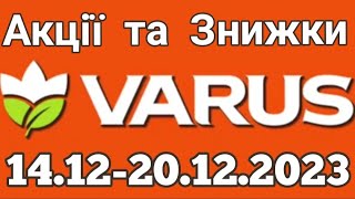 Акції VARUS з 14 по 20 грудня новий каталог знижки #акції #анонс #знижки#ціни#оглядцін #продукти