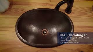 Sinkology Schrodinger Copper Bath Sink