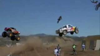 Travis Pastrana Nitro Circus Epic Motorbike Jump Crossover