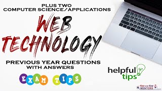 Web Technology | Previous Year Questions | Plus Two | Computer Science/Computer Applications