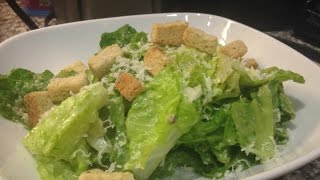 HOW TO MAKE CEASAR SALAD FROM SCRATCH