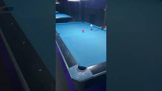 Draw shot over the 8 ball