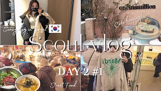 ENG)韓国一人旅vlog🇰🇷韓国グルメを食べまくる！爆買い＆カフェ巡り｜広蔵市場＆漢南洞｜アスティエのカフェがめちゃ可愛い｜アラサー女ひとり旅｜2023年最新