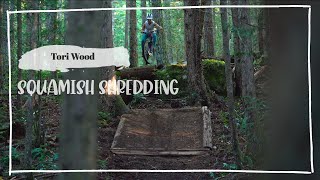 Tori Wood Shredding in Squamish, BC