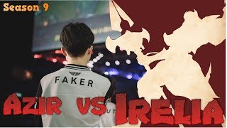 Faker Azir is BACK! - Faker Azir Mid - Season 9 KR Ranked | League of Legends Replays