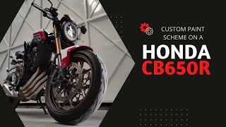 Honda CB 650R Custom Painting -Detailing. (Custom Superbike Painting in Bangalore)