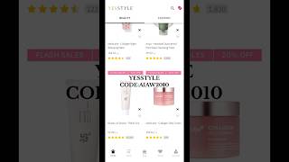 YESSTYLE  code for offer @yesstyle #fyp #skincare #yesstylecode #yesstyle #wonyoung #viral