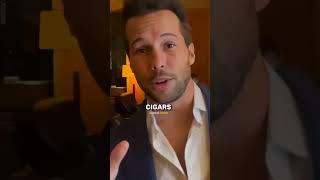 Tristan Tate smokes the world most expensive Cigar!