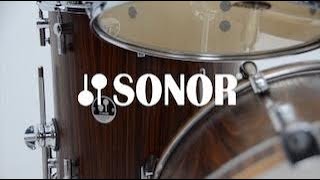 Sonor S Classix 4pc Drum kit in Rosewood Veneer ft. Pete Wanca