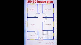 25×30 house plan,#shorts #housedesign