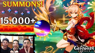 15k + PRIMOGEMS PER YOIMIYA - FESTEGGIAMO CON I FUOCHI D'ARTIFICIO! Genshin Impact Pull ITA