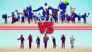 MARVEL Team vs SECRETS Team - Totally Accurate Battle Simulator TABS