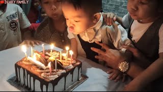 SELAMAT ULANG TAHUN DZAKY ke 2th 💙 | merayakan ulang tahun sederhana dirumah