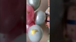 Нежное оформление воздушными шарами - Gentle decoration with air balloons  #balloonsdecoration