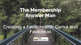 Creating a Favicon in Canva and Favicon io