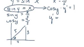 How to Calculus & Statistics: Derivatives of Inverse Trig Functions