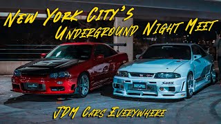 Going to an UNDERGROUND night meet in NYC!! *VLOG*