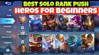 TOP 5 best ML Heros for all beginners, best and easy to use Heros for rank pushing (Hindi)