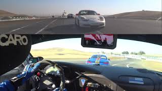 Spec Boxster race at Thunderhill with GGR PCA