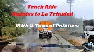 Truck Ride In The Philippines with 4 Tons of Potatoes | Buguias to La Trinidad,  via Halsema Highway