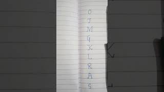 Select Your Name First'Letter | #trending #YtShorts #Viral