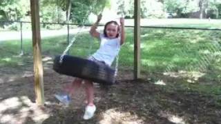 Kayci's tire swing