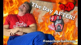 PLEASE WATCH THIS BEFORE eating the Worlds Hottest Chip! #OneChipChallenge