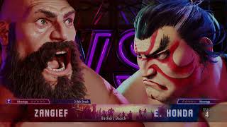 Street Fighter 6 - Zangief Vs. Honda Walkout