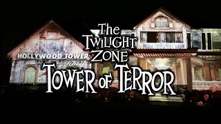 The Twilight Zone Tower of Terror | House Projection Show | WDW At Home