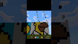 Homer Simpson Minecraft falling sand art (69)