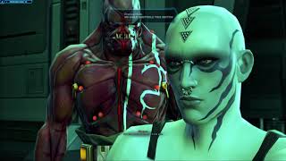 SWTOR Male Rattataki Sith Assassin, dark side class storyline, ch1, pt18.