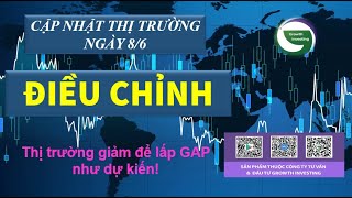 8/6- ĐIỀU CHỈNH | Thị trường giảm để lấp GAP như dự kiến!