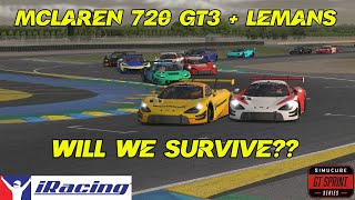 IRacing Beginner - Can I finally survive Lemans in the new McLaren GT3