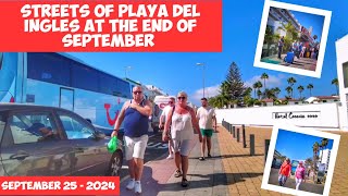 Gran Canaria🌴STREETS OF PLAYA DEL INGLES AT THE END OF SEPTEMBER - 2024