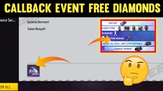 FREE FIRE CALLBACK EVENT FREE DIAMOND OB35 UPDATES IN TELUGU