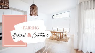 Can you believe pairing your curtains and blinds is this easy?