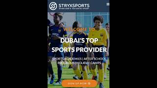 Sports Activities for 6 & above - Stryx Sports #millionopinions #dubai #barca #nba #uae