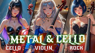 CELLO METAL & ROCK 🔥 Symphony Energy Boost for Workout, Gaming, Relax - Fusion Instrumental Music