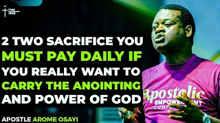 HOW TO CONVERT THE ANOINTING OF THE HOLY GHOST ON YOUR LIFE INTO POWER - APOSTLE AROME OSAYI #prayer