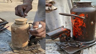 25 Year Old Amazing Restoration Of Japanese Hydraulic Jack | Truck Hydraulic Jack Repair