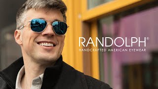 Randolph - Aviator Sunglasses for Men - Cafe, Spring 2022