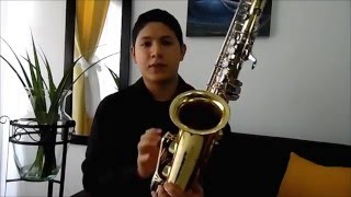 Partes del saxofón alto ¿Cuáles son las partes del Saxofón? #Saxo facil