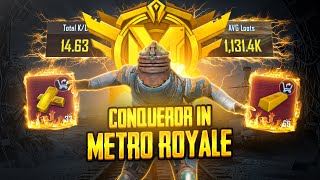 كيف وصلت كونكر بالمترو؟ 🤩 | How I Reached Conqueror In Metro Royale⁉️